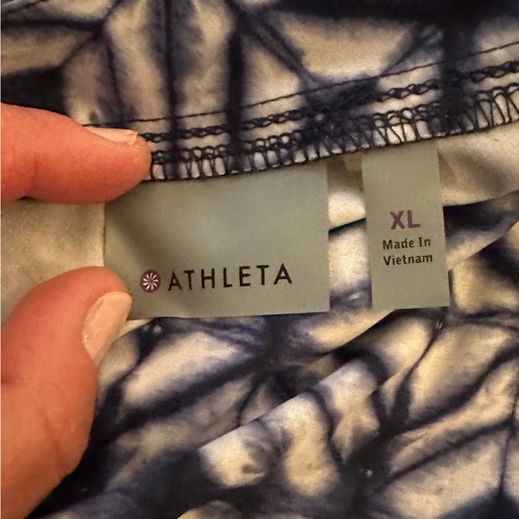 EUC Athleta Romper Blue Batik - Picture 7 of 8